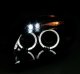 Mitsubishi Eclipse 2006-2012 Smoked Halo Projector Headlights with LED