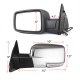 Dodge Ram 1500 2013-2018 Chrome Power Folding Side Mirrors LED Signal
