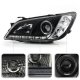 Lexus IS300 2001-2005 Black Halo Projector HID Headlights LED DRL
