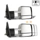Toyota Sequoia 2008-2021 Chrome Power Folding Tow Mirrors Switchback LED Sequential Signal