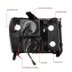 GMC Sierra 2007-2013 Smoked Halo Bar Projector Headlights LED DRL