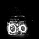 Ford F250 Super Duty 2008-2010 Clear Projector Headlights with Halo and LED