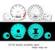 Honda Prelude 1997-2001 Glow Gauge Cluster Face Kit