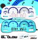 Dodge Ram 1998-2000 Glow Gauge Cluster Face Kit