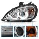 Freightliner Columbia 2005-2017 Clear Projector Headlights LED DRL
