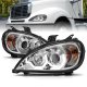Freightliner Columbia 2005-2017 Clear Projector Headlights LED DRL