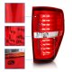 Ford F150 2009-2014 Red and Clear LED Tail Lights