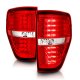Ford F150 2009-2014 Red and Clear LED Tail Lights