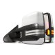 Chevy Silverado 3500HD 2015-2019 Power Fold Towing Mirrors Cool White Plus