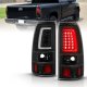 Chevy Silverado 2003-2006 Black Tube LED Tail Lights