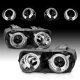 Acura Integra 1994-1997 Clear Projector Headlights with Halo
