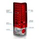 GMC Safari 1985-2005 Red and Clear LED Tail Lights