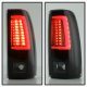 Chevy Silverado 2500HD 2003-2006 Black Smoked LED Tail Lights Tube