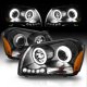 Dodge Magnum 2005-2007 Projector Headlights Black Halo LED