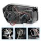 Dodge Magnum 2005-2007 Projector Headlights Black Halo LED