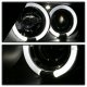 BMW Z4 2003-2008 Black Dual Halo Projector Headlights