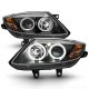 BMW Z4 2003-2008 Black Dual Halo Projector Headlights