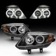 BMW Z4 2003-2008 Black Dual Halo Projector Headlights