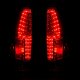 Chevy 2500 Pickup 1988-1998 LED Tail Lights Red Clear