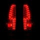 GMC Jimmy 1992-1994 LED Tail Lights Red Clear