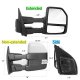 Ford F150 2015-2020 White Power Folding Towing Mirrors Heated LED Signal Puddle Lights