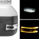 Ford F450 Super Duty 2017-2022 White Power Folding Towing Mirrors Heated LED Signal