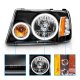 Ford Ranger 2001-2011 Halo Headlights Black