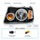 Ford Ranger 2001-2011 Halo Headlights Black