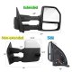 Ford F550 Super Duty 2008-2016 White Towing Mirrors Smoked LED Lights Power Heated