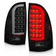 Toyota Tacoma 2005-2015 Black Smoked Tube LED Tail Lights