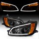 Kenworth T170 2008-2015 Black Projector Headlights LED DRL