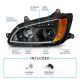 Kenworth T270 2008-2017 Black Projector Headlights LED DRL