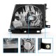 Toyota Tacoma 1997-2000 Black Euro Headlights