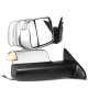 Dodge Ram 1500 2019-2022 Chrome Power Folding Towing Mirrors Clear Signal