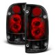 Toyota Tacoma 2001-2004 Black Altezza Tail Lights