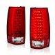 GMC Yukon 2007-2014 Red and Clear LED Tail Lights