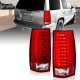 GMC Yukon Denali 2007-2013 Red and Clear LED Tail Lights