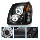 GMC Yukon XL 2007-2014 Black Projector Headlights Halo
