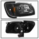 Toyota Tacoma 2001-2004 Black Euro Headlights with Corner Lights