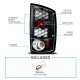 Dodge Ram 2002-2006 LED Tail Lights Black