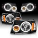 Ford Ranger 2001-2011 Halo Headlights Black