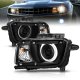 Chevy Camaro 2010-2013 Black Projector Headlights with Halo
