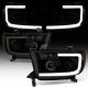 Toyota Tundra 2007-2013 Black Smoked LED DRL Projector Headlights