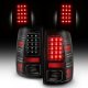 Dodge Ram 2013-2018 Midnight Black LED Tail Lights P-Series