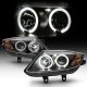 BMW Z4 2003-2008 Black Halo HID Projector Headlights