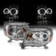 Toyota Tacoma 2005-2011 Clear Projector Headlights Halo LED