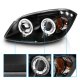 Pontiac Pursuit 2005-2006 Projector Headlights Black Halo LED