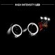 Pontiac Pursuit 2005-2006 Projector Headlights Black Halo LED