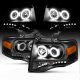 Ford Expedition 2007-2014 Projector Headlights Black Halo LED