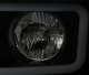 Chevy Silverado 2007-2013 LED DRL Projector Headlights Black Smoked